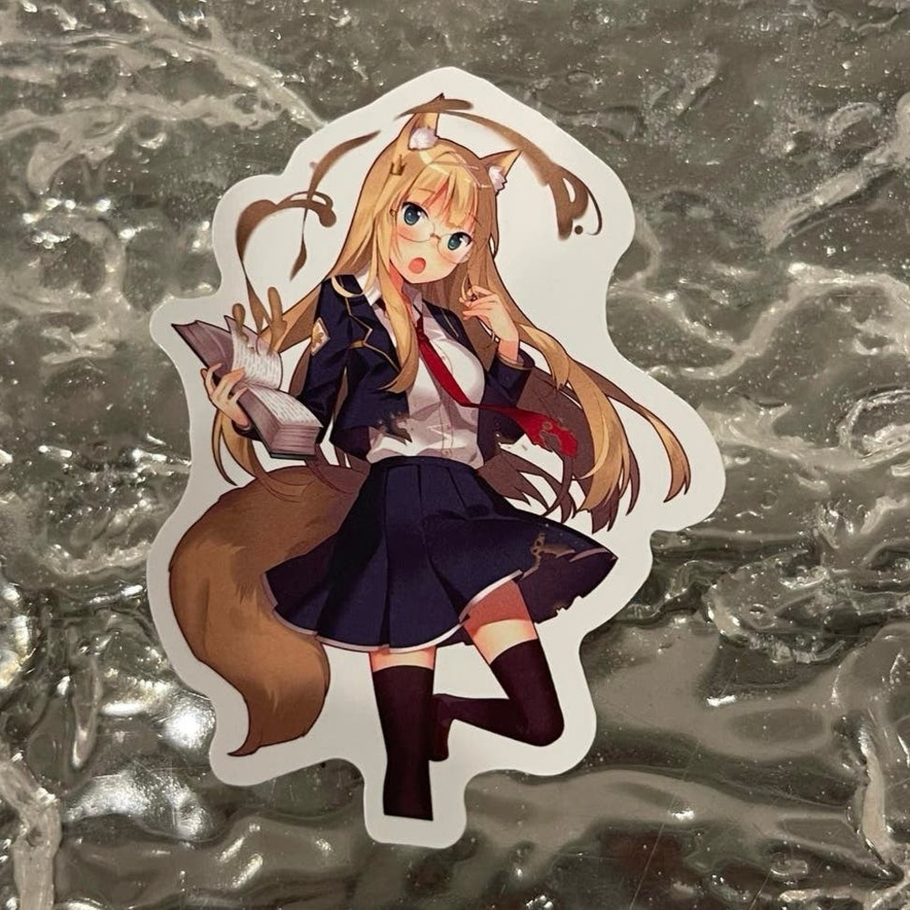 5/$10 Waterproof Vinyl Sticker- Kurumi Blue Archive